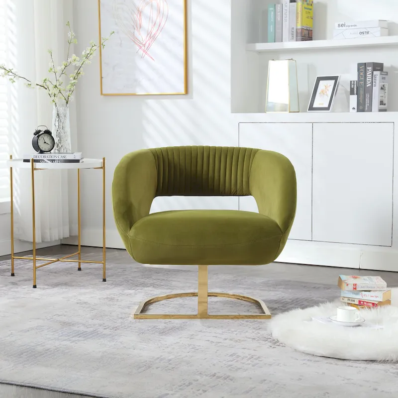 Upholstered Tufted Living Room Chair
