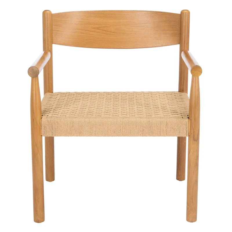 SAFAVIEH Couture Matisha Danish Rope Accent Chair - 24.75 W x 24.75 L x 30 H - 25Wx25Dx30H