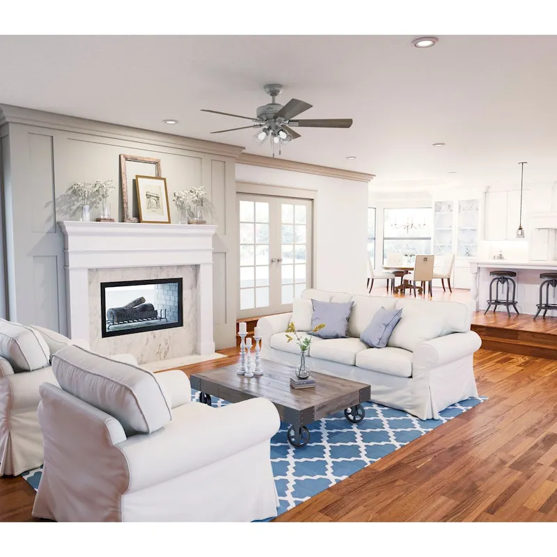 Crestfield 3 Light Ceiling Fan - 049694542069 - 26 Inches