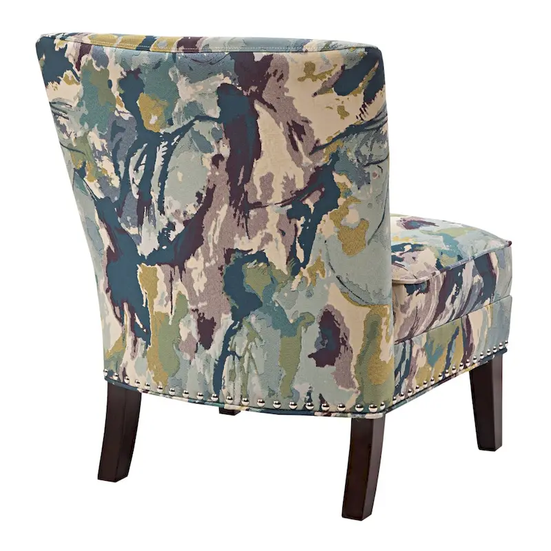 Madison Park Alex Artistic Print Armless Slipper Accent Chair