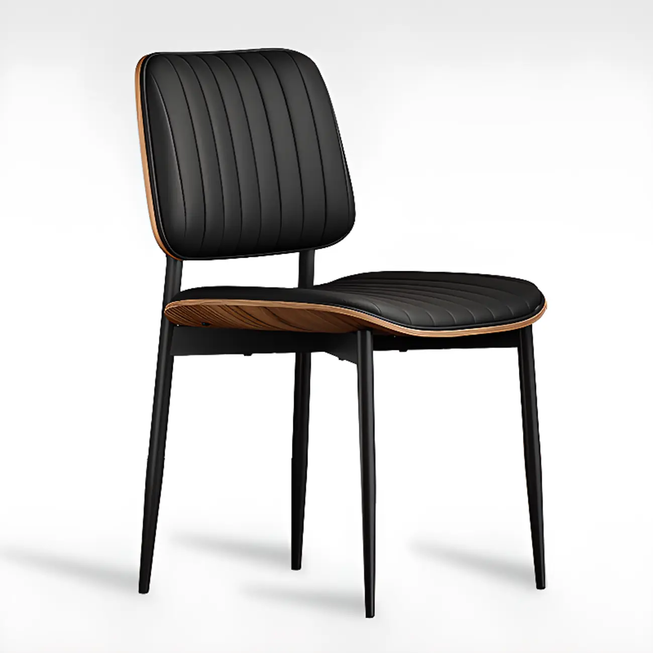 Modern Faux Leather Upholstered Side Chair