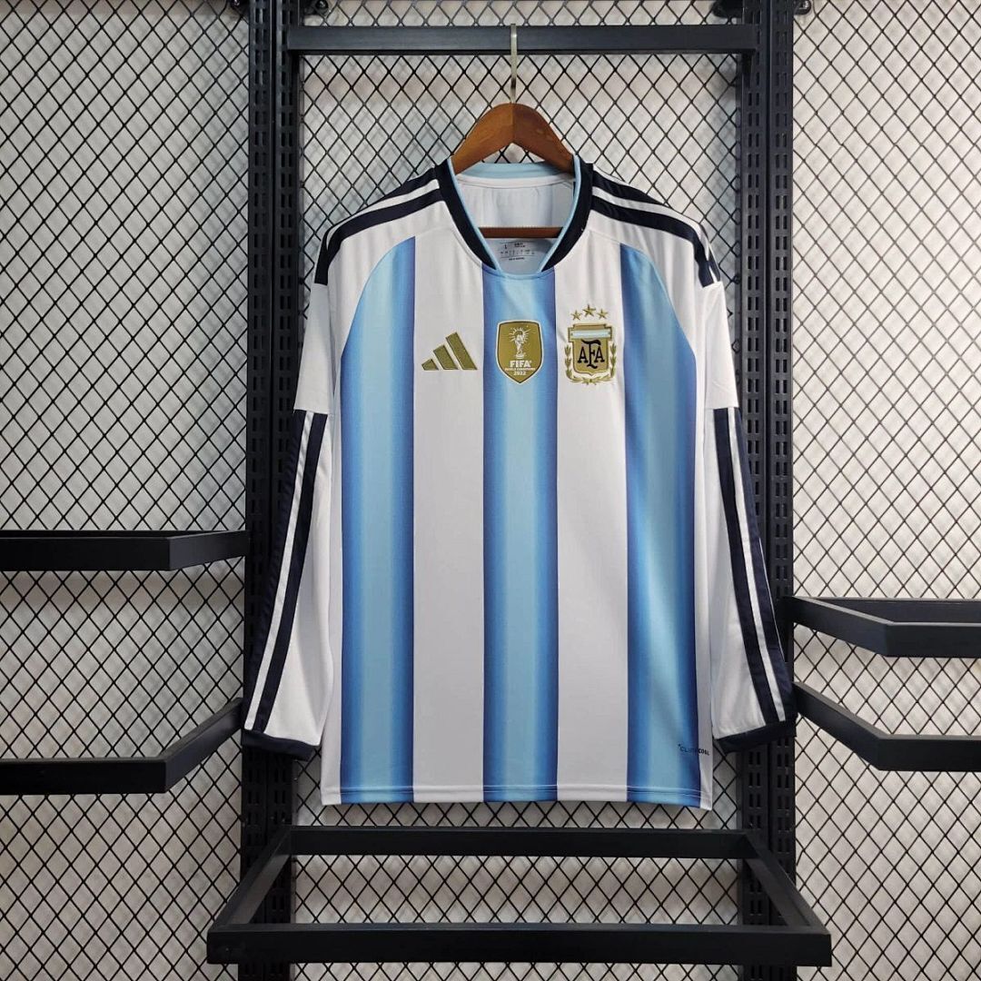 Maillot Argentine domicile manches longues Coupe du monde 2026