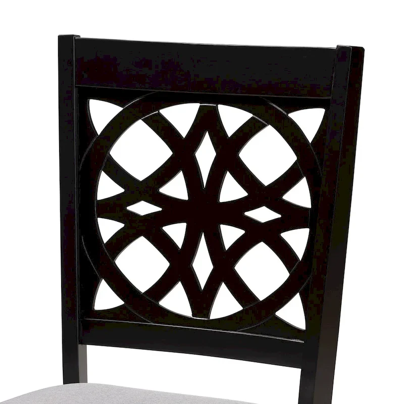 Abigail Modern styled Fabric and Wood Dining Set