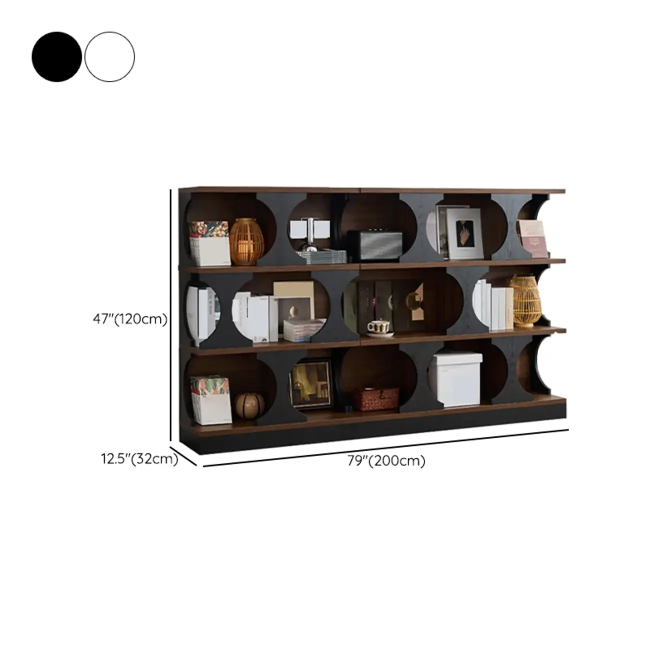 Wooden Cubitac Modern Display Cabinet with Shelves