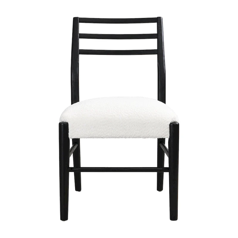 Fescue Fabric and Rubberwood Upholstered Dining Chairs (Set of 2) by Christopher Knight Home