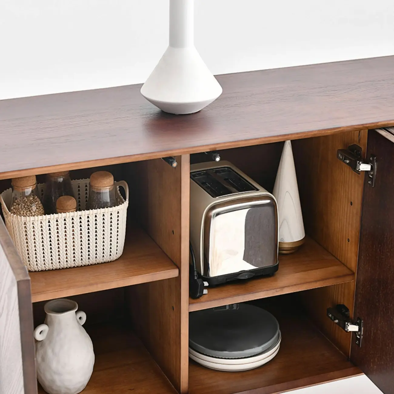 Modern Wood Sideboard Buffet Cabinet