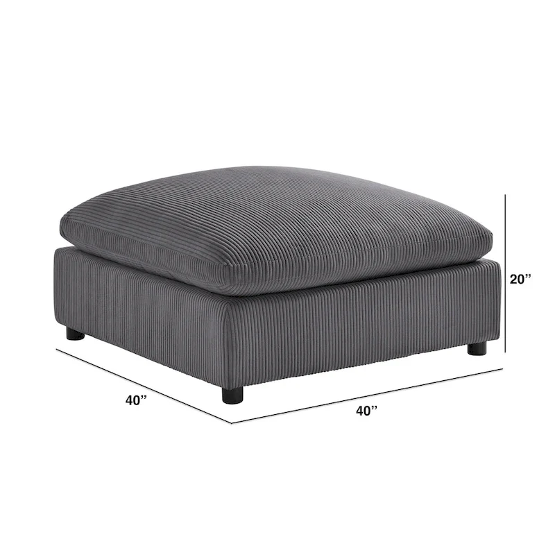 Cambrai 40 in. Square Ottoman by Greyson Living