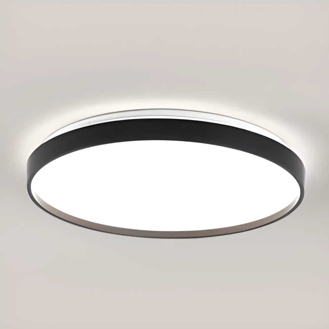 Stylish Circular Acrylic Flush Ceiling Light in Multi Dimming