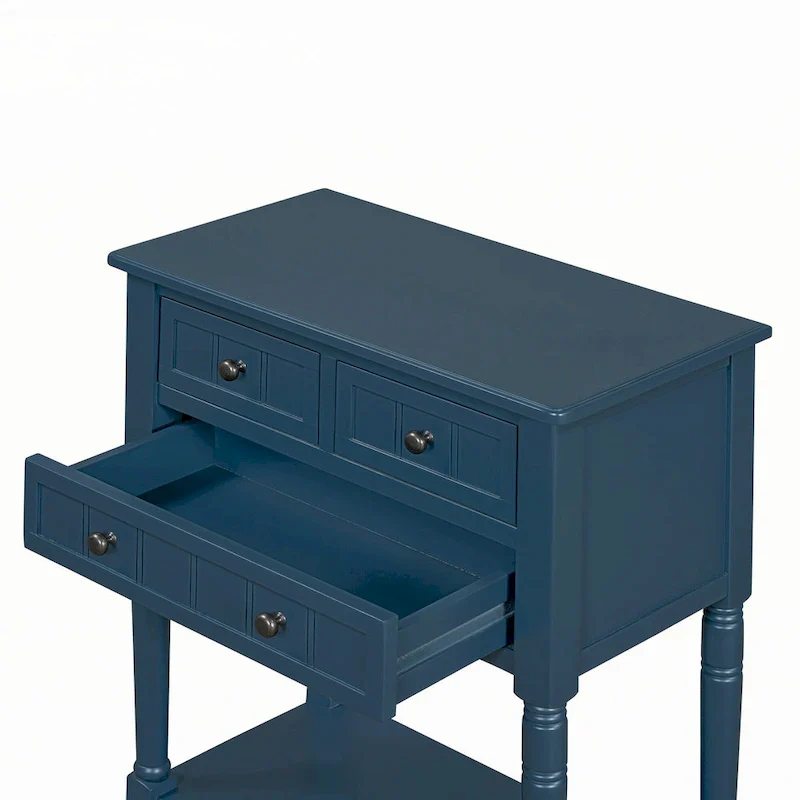 Narrow Console Table(Navy)