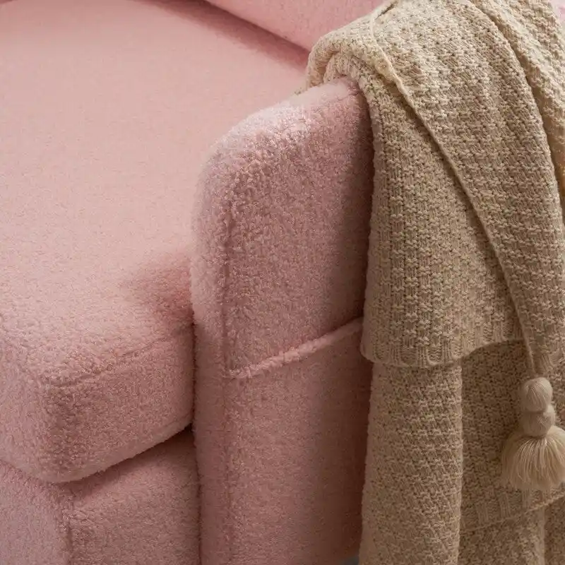 Upholstered Linen Accent Armchair