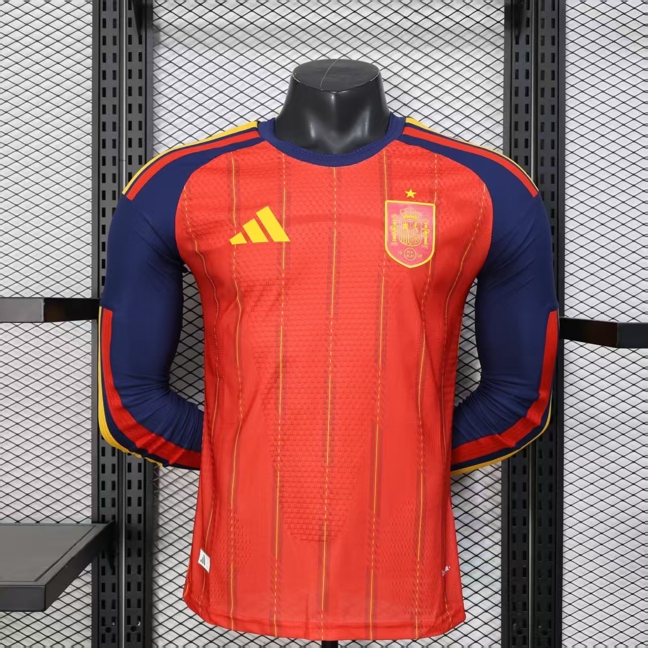 Maillot Espagne domicile manches longues Coupe du monde 2026