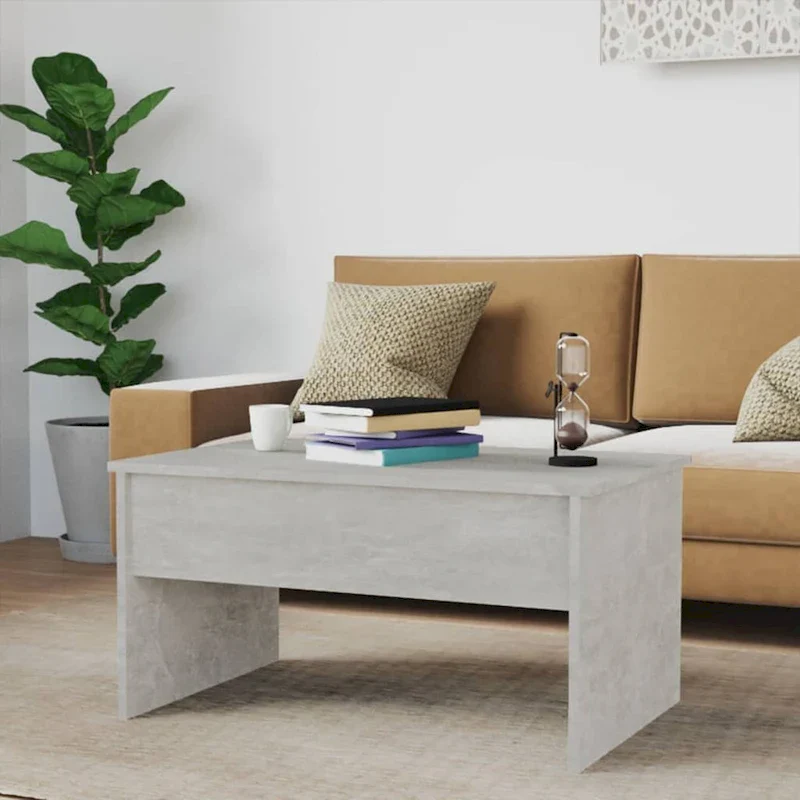 vidaXL Coffee Table Lift Top End Table Accent Side Sofa Table Engineered Wood - 31.5 x 19.9 x 16.3