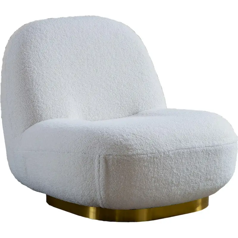 Modern Velvet Swivel Accent Chair