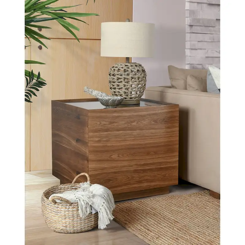 Classic Home Santa Barbara 26 Brown Wood End Table