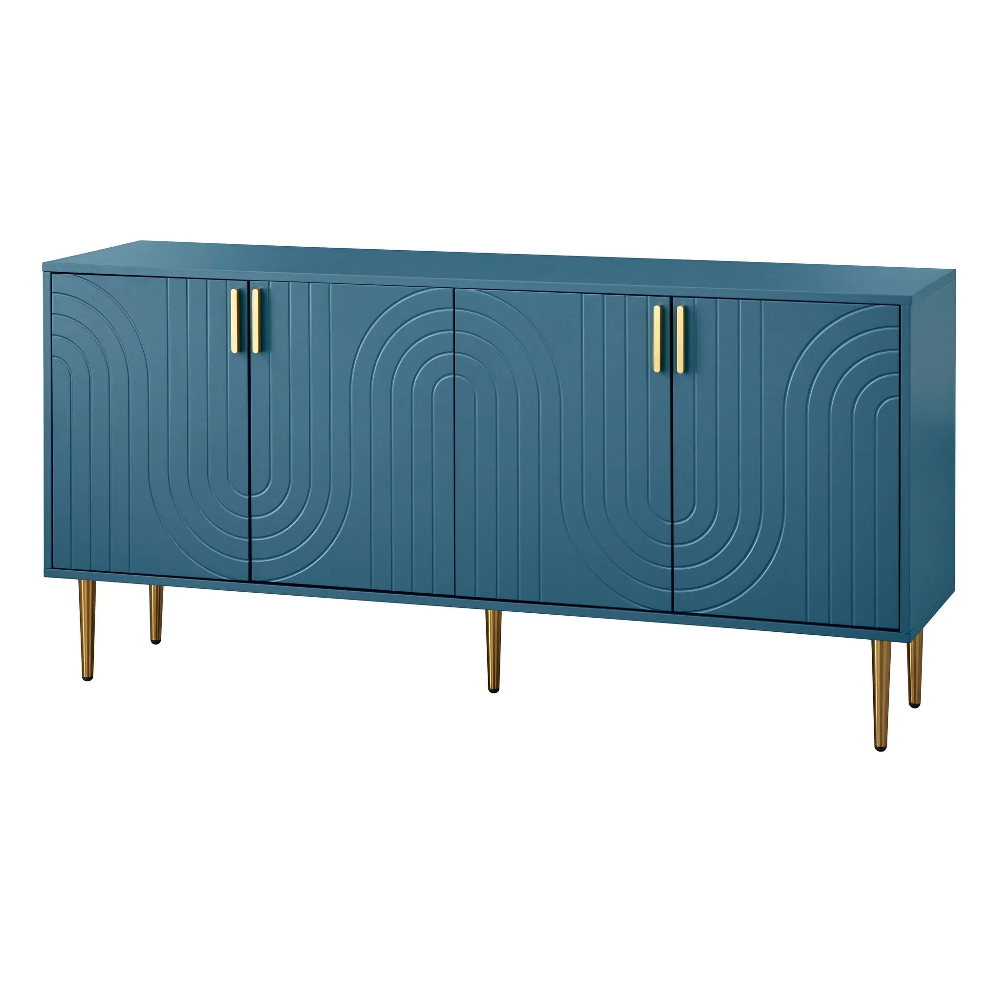 Lifestorey Tabaria Mid-Century Four Door Sideboard/Buffet