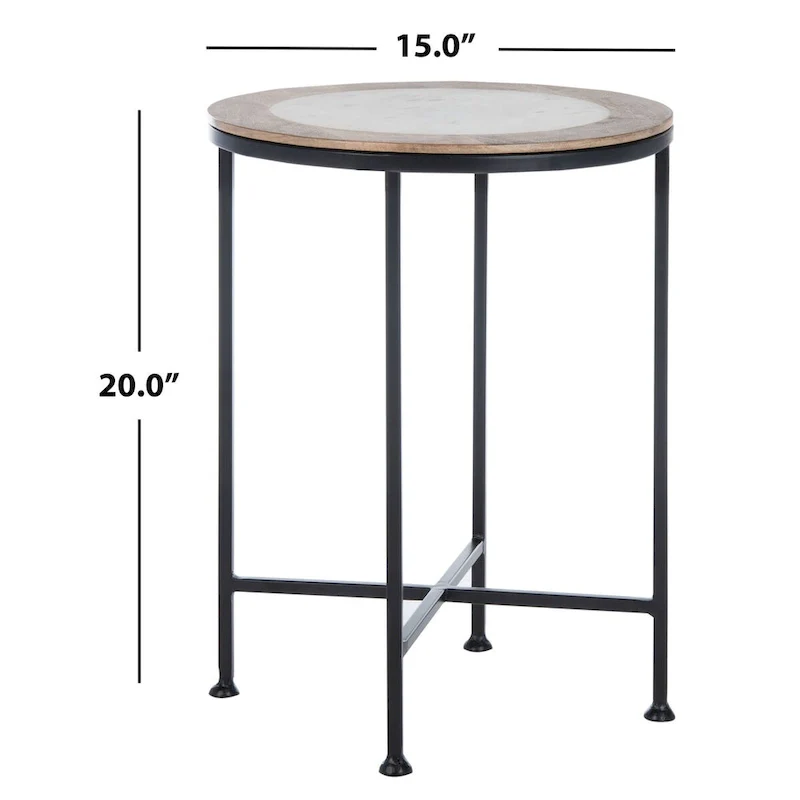 SAFAVIEH Giouli Accent Table - 15 x 15 x 20 - 15Wx15Dx20H