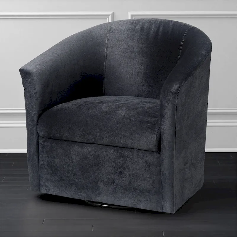 Ellery Modern Microfiber Swivel Accent Chair by Greyson Living