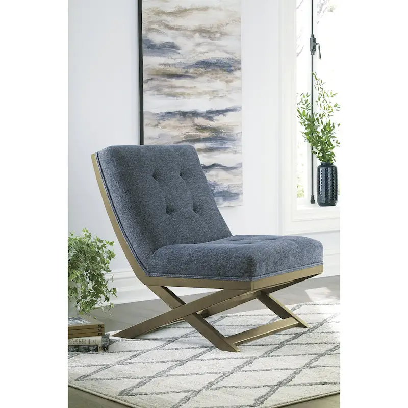Sidewinder Casual Faux Leather Accent Chair