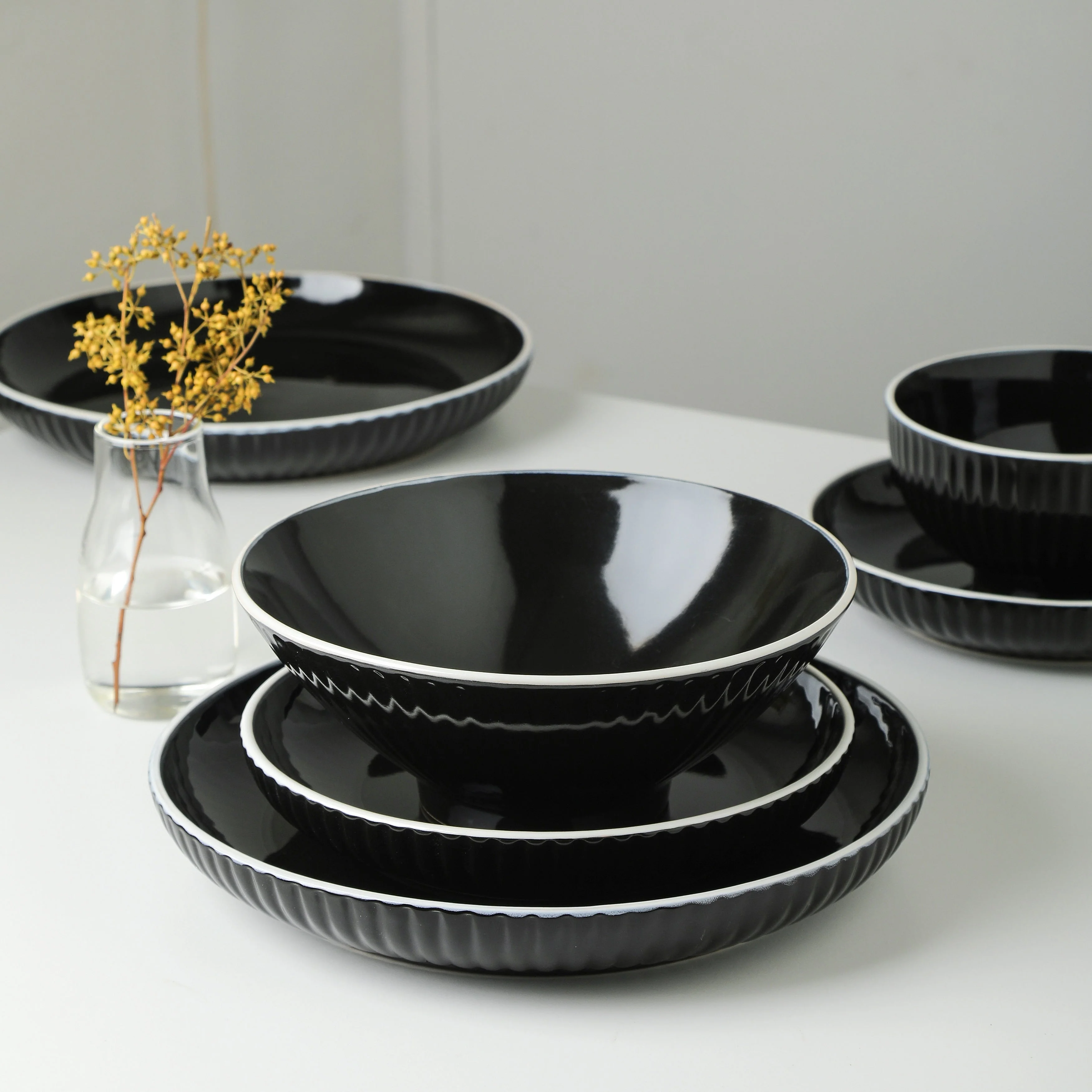 Christian Siriano Lustra Stoneware Dinnerware Set