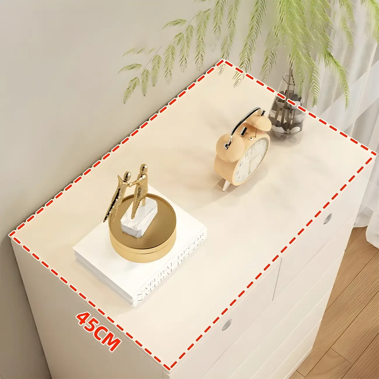 Stylish White Wooden Dressers with Soft Close Drawers