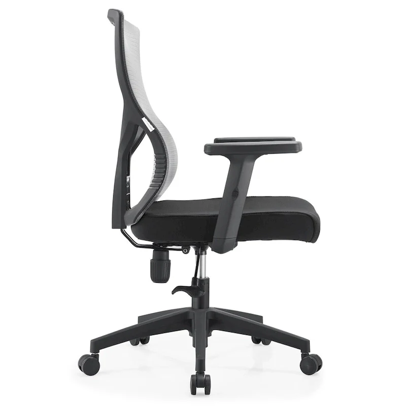 Glen Mid-Back Office Chair with Adjustable Height, Swivel and Tilt by LeisureMod