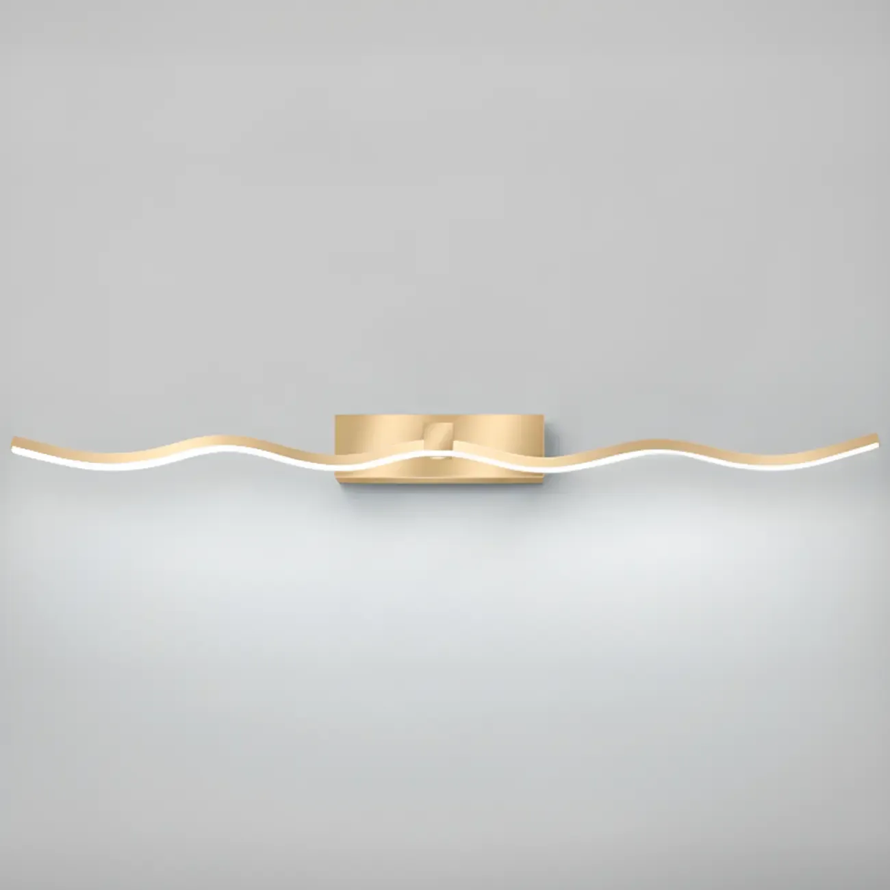 Wall-Mounted Bathroom LED Vanity Light with Silica Gel Shade