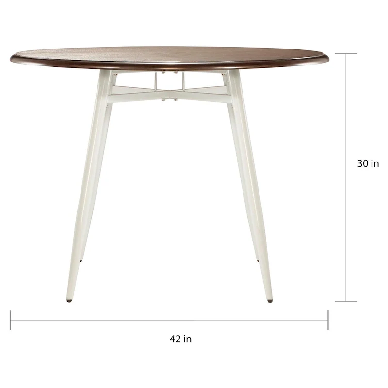 Belita 5-piece Mid-century Two-tone Modern Wood Dining Set iNSPIRE Q Modern