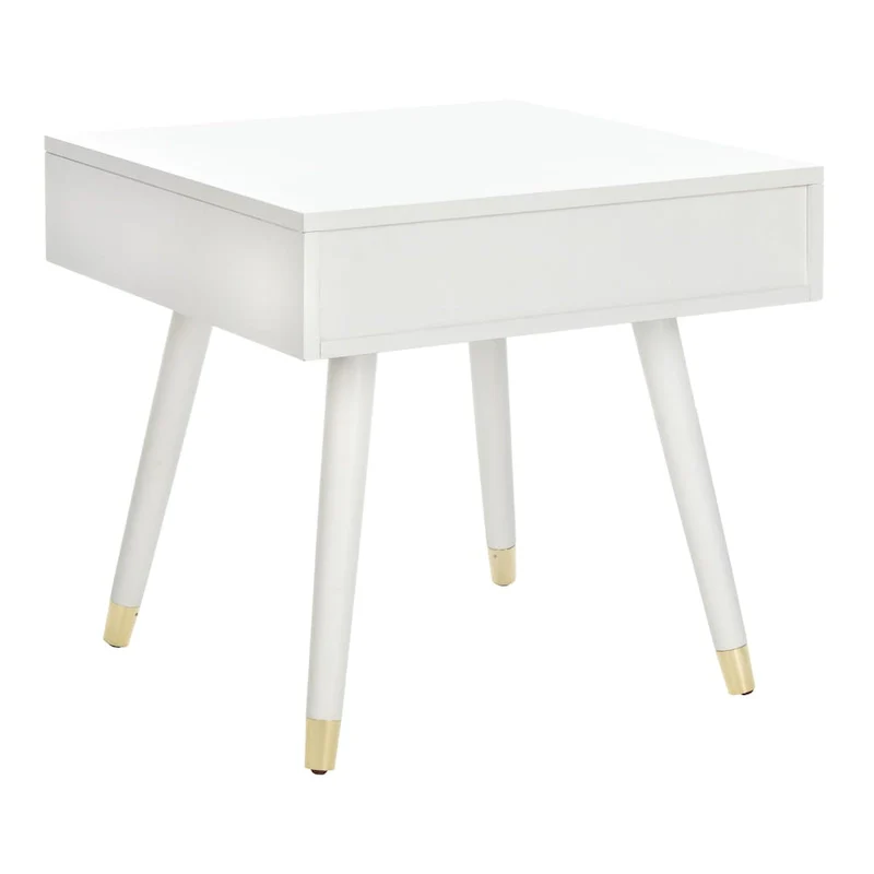 SAFAVIEH Sunny Mid-Century Gold Cap End Table - 24 x 24 x 22.3 - 24Wx24Dx22H