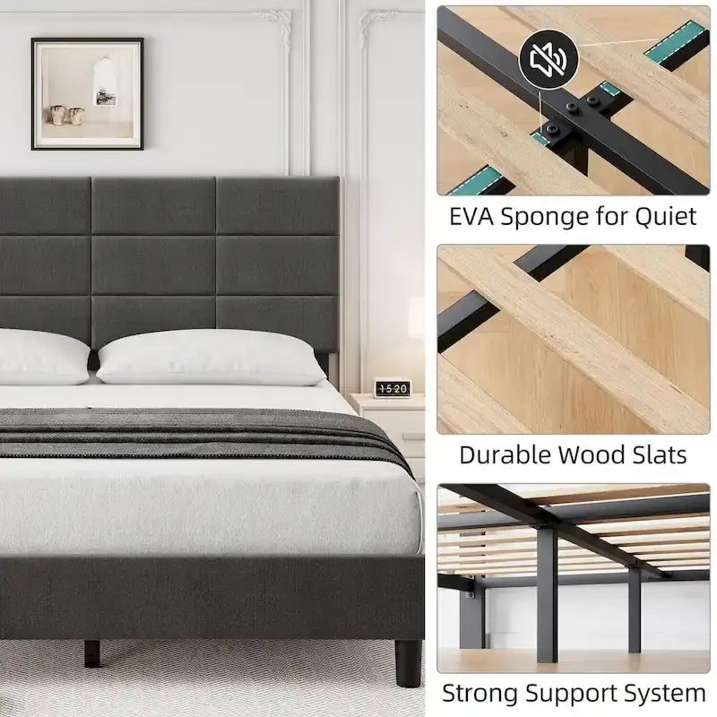 Bed Frame with Headboard