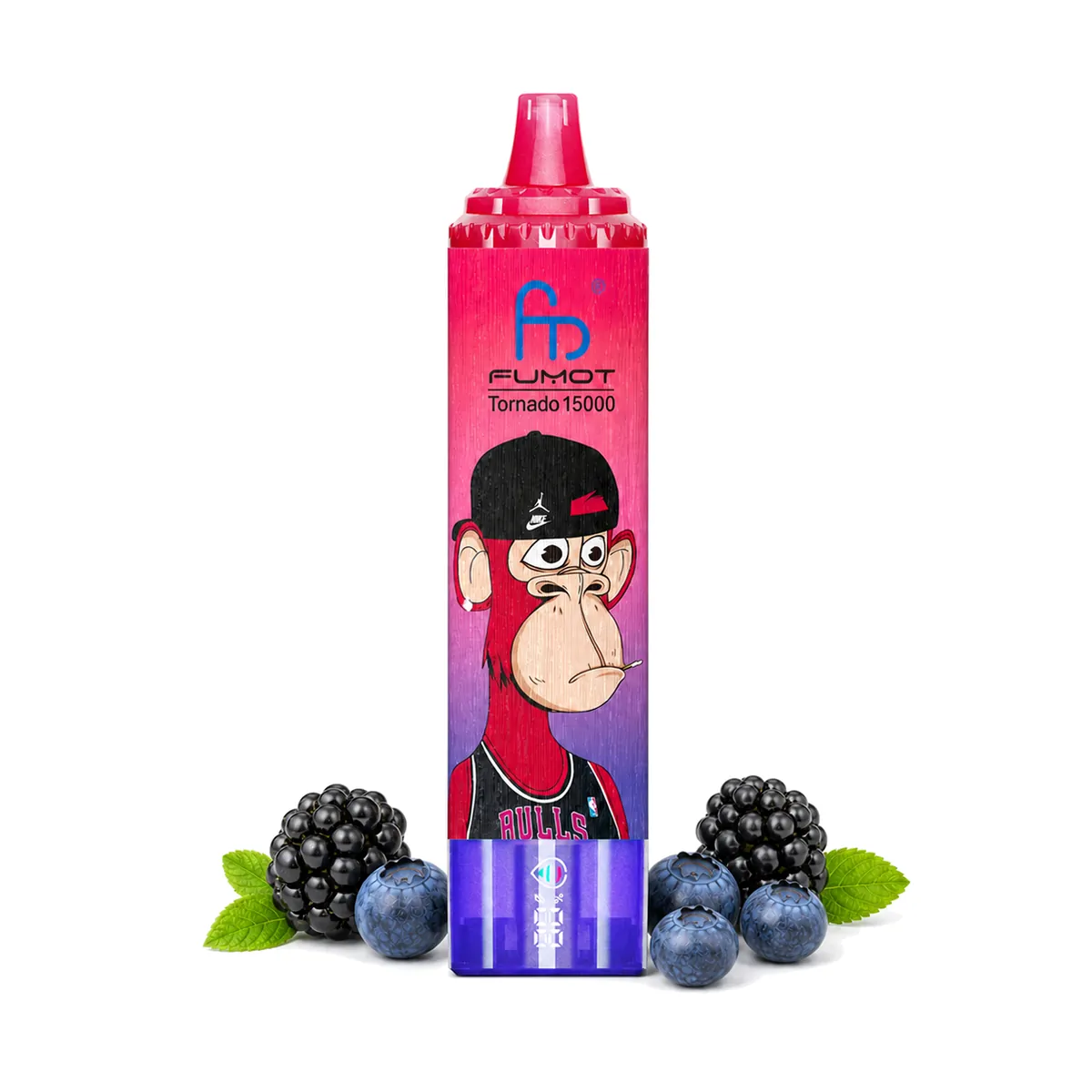 Fumot Tornado 15000 Bluesour Raspberry – Einweg-Vape, Produktansicht