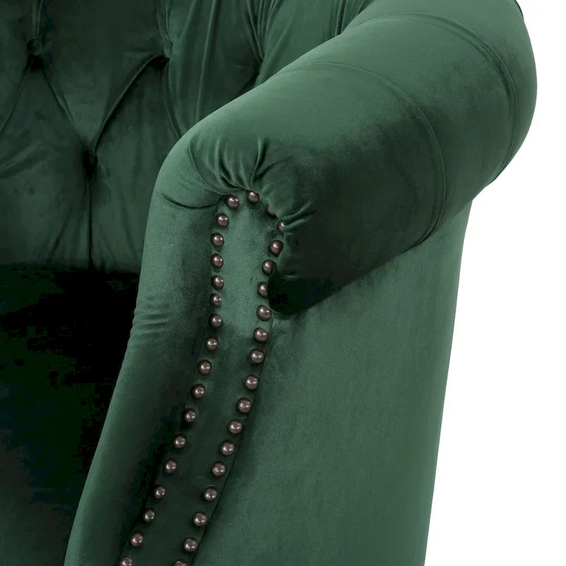 Akira Velvet Club Chair by Christopher Knight Home