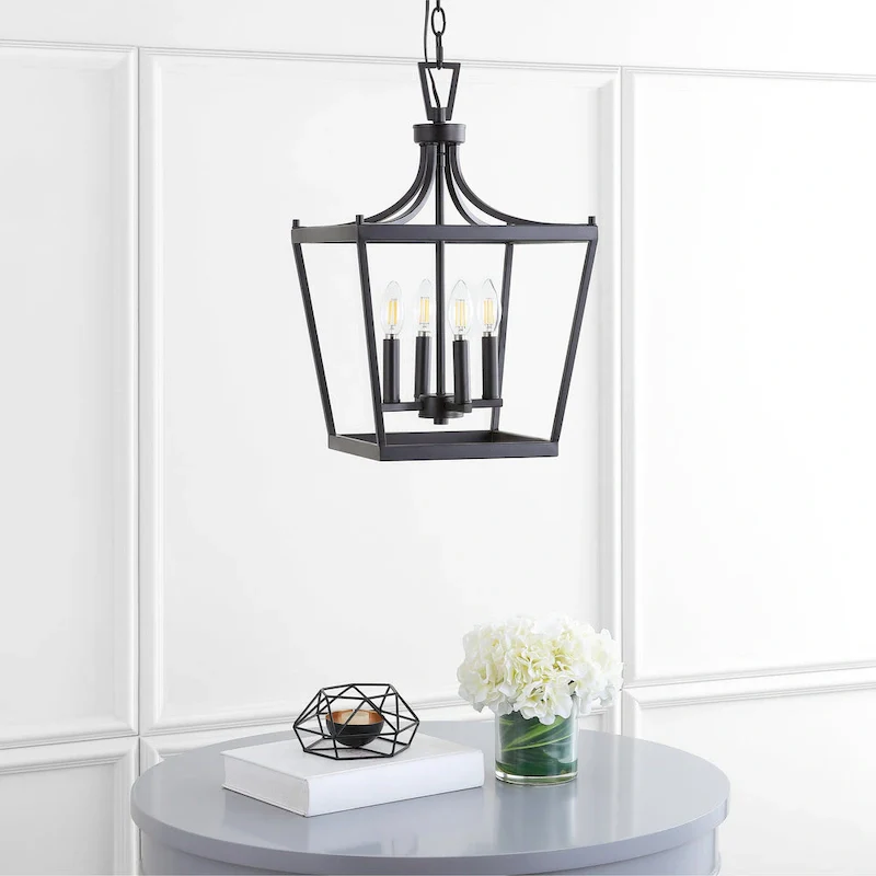 SAFAVIEH Lighting Olgica 4-light Pendant - 13 x13 x24.75-96.75  - 13Wx13Dx97H