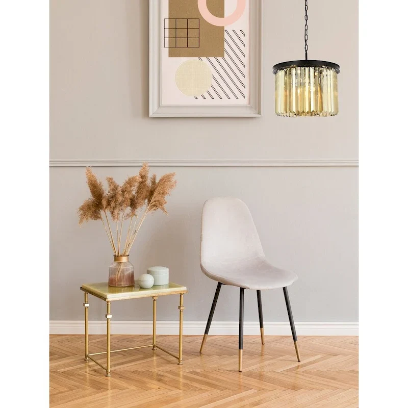 Royce Edge 6-Light Matte Black Pendant