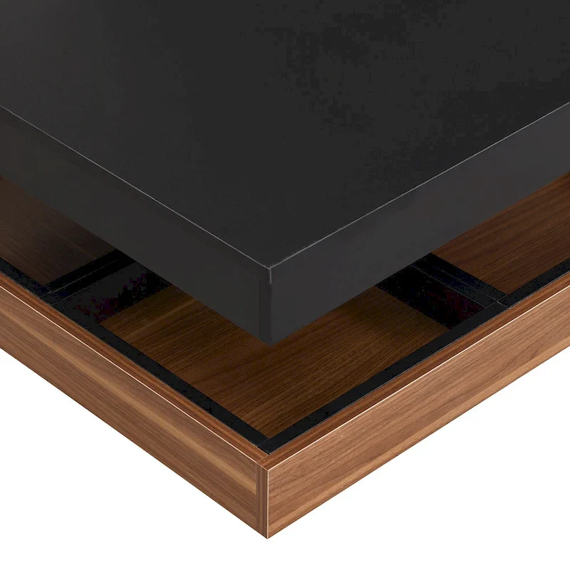 Modern Square Rotating Coffee Table
