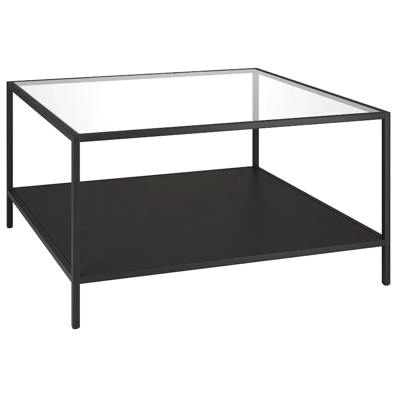 Sivil 32 Square Coffee Table with Shelf