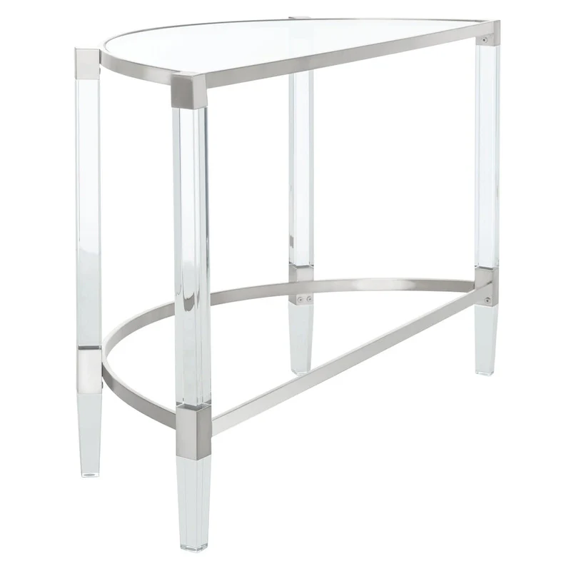 SAFAVIEH Couture Gunel Acrylic Console Table - 47.2 W x 17.7 L x 28.7 H - 47Wx18Dx29H