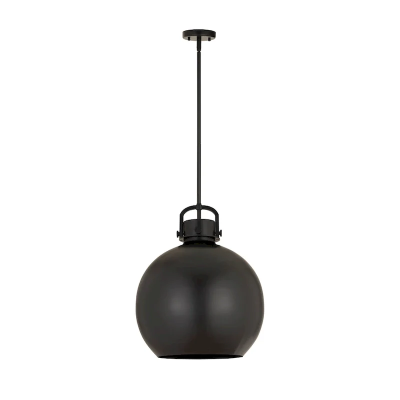 Innovations Lighting Newton Metal Sphere - 1 Light 16  Stem Hung Pendant