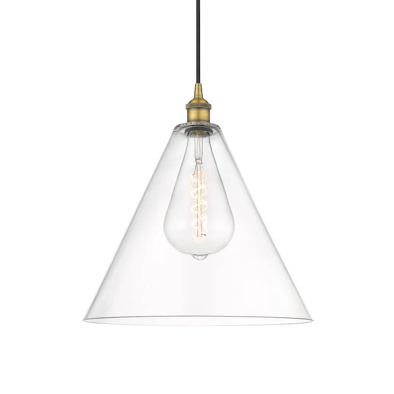 Innovations Lighting 616-1P-18-16 Edison Cone Pendant Edison Cone 16
