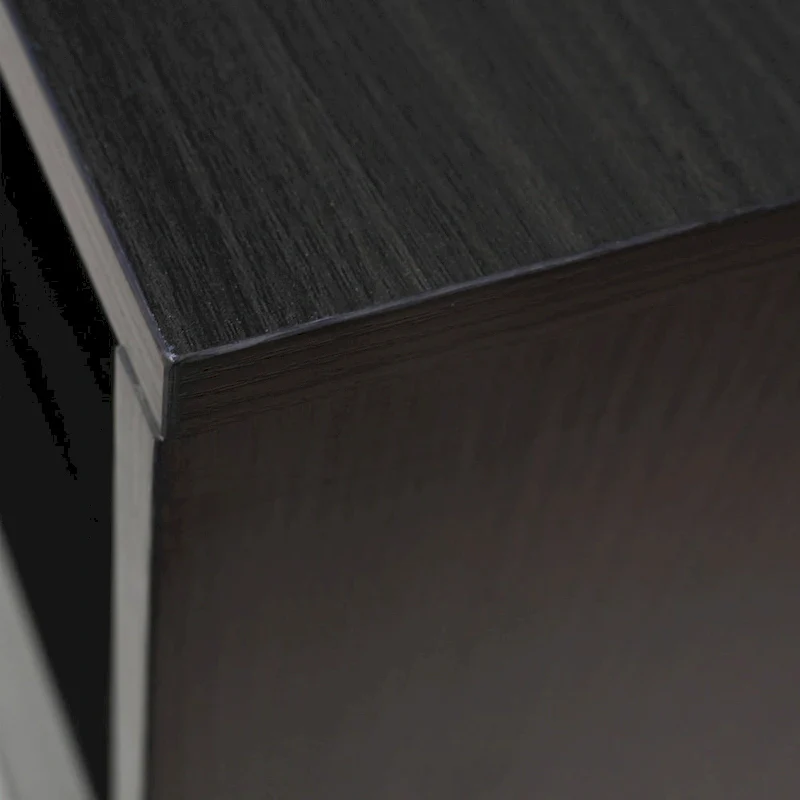 Rochester 2-Drawer 4-Shelf TV Stand Credenza with Iron Legs