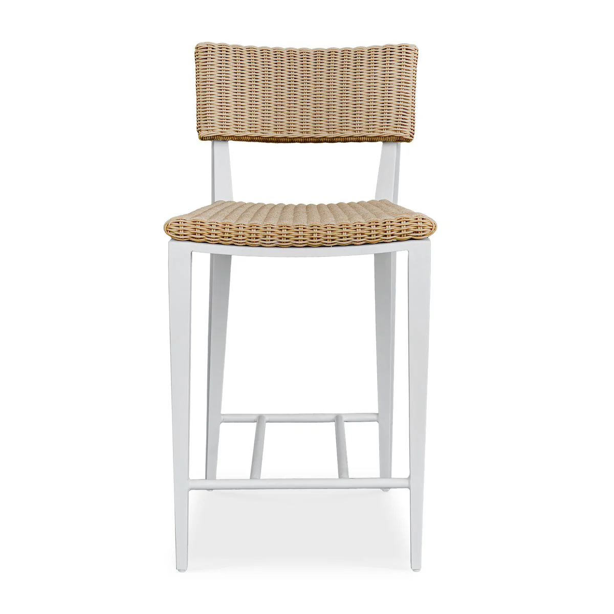 Calbas Outdoor Counter Stool, White
