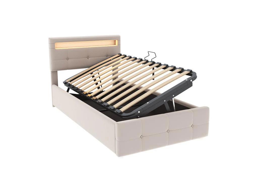 Bed - Beige (beige) 2 3