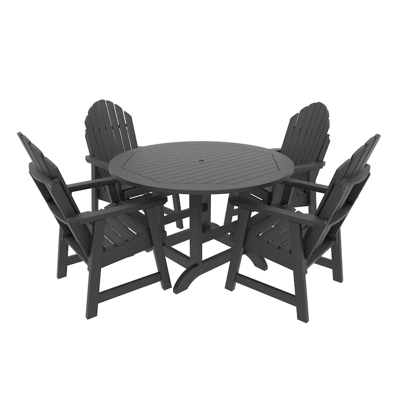 HIGHWOOD Commercial Muskoka 5-Piece Adirondack 48 Dining Set