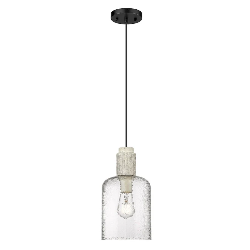 Pedra Small Pendant - Matte Black