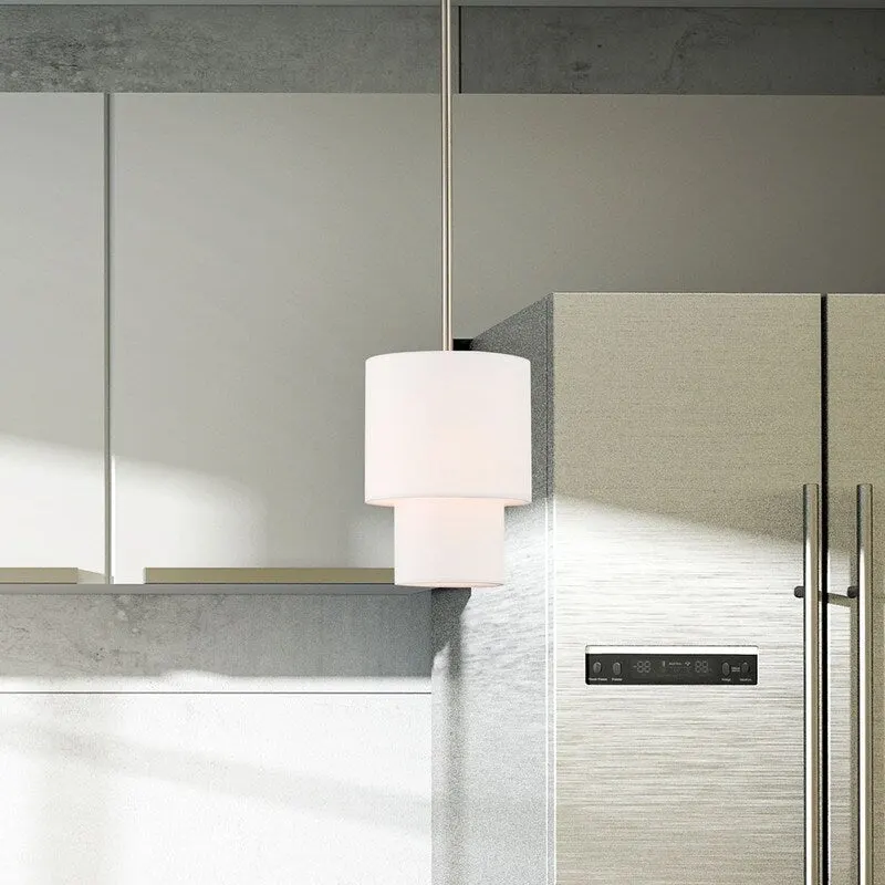 Livex Lighting 1-light Mini Pendant, 51040-91 - 7  DIA 18  - 48  ADJ H