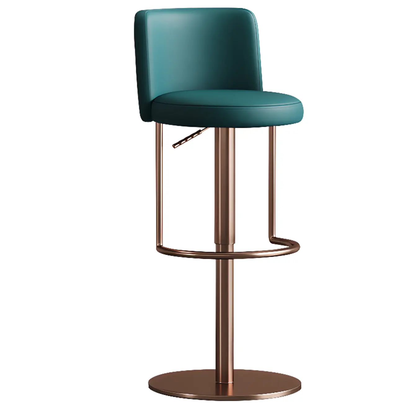 Modern Stainless Steel Swivel Bar Stool Adjustable Height