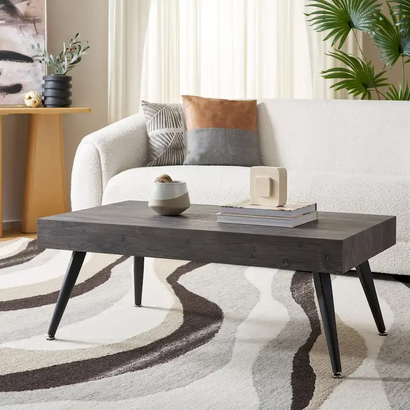 SAFAVIEH Clevie Modern Coffee Table - 43.3 x 23.6 x 16.5 - 43Wx24Dx17H