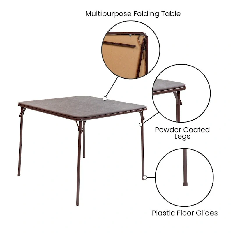 Foldable Vinyl Card Table
