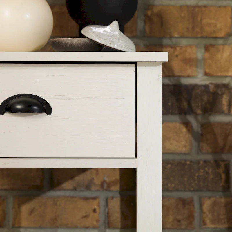 One-Drawer Farmhouse Nightstand, Set of 2