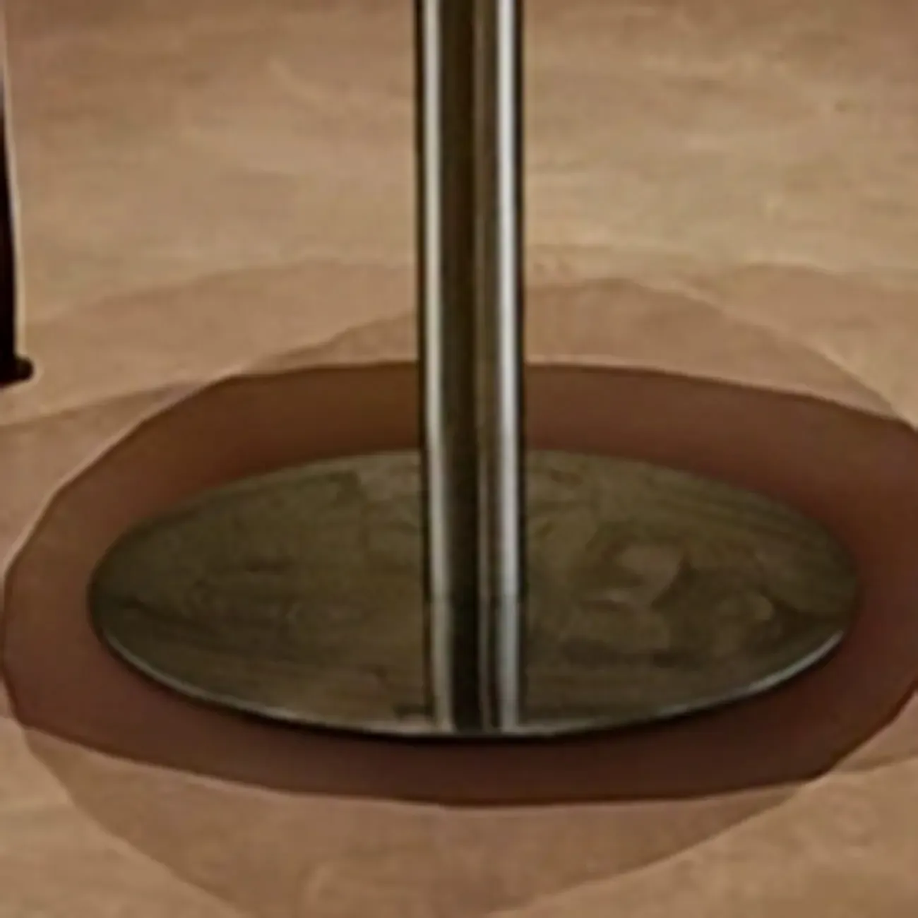 Modern Lighting White Acrylic Silver Metal Bar Tables