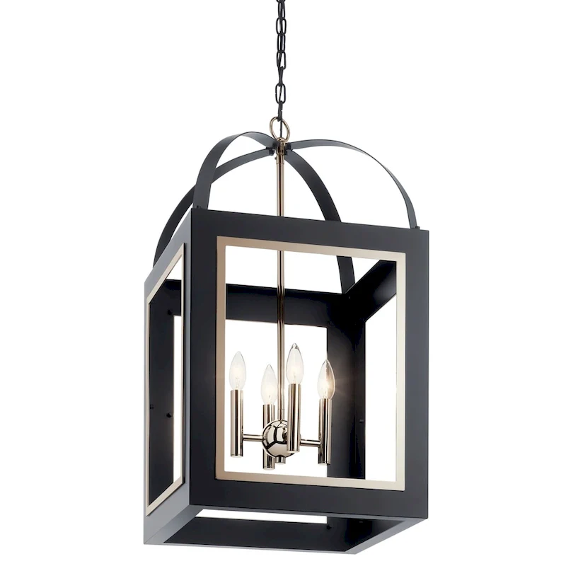 Kichler Lighting Vath 4-Light Large Foyer Pendant Black
